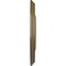Ekena Millwork Bradford Ceiling Medallion (Canopies up to 4 3/8"), 18 1/8"OD x 3 3/4"ID x 1 1/8"P, Mississippi Mud CM18BRMMF - alternate 3